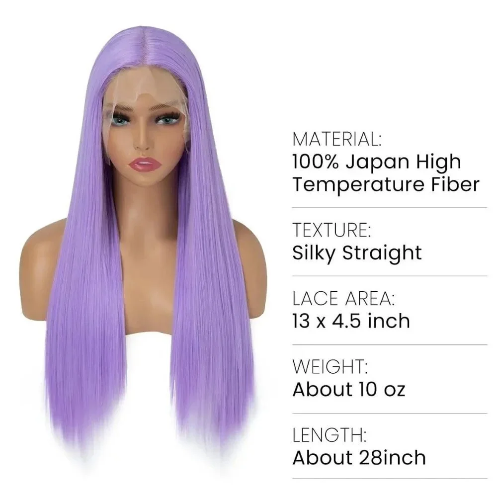 Violet Purple Lace Wig